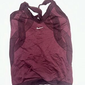 Nike athletic Burgundy Top